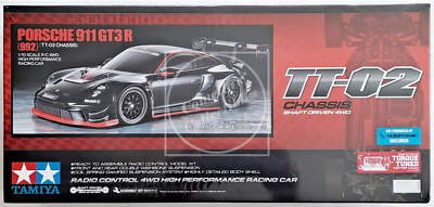 Tamiya 1/10 Porsche 911 GT3 R (992) 4WD Kit TT-02 Chassis w/ Motor