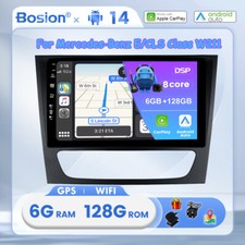 For Mercedes-Benz E/CLS Class W211 W219 Android 14 Car Stereo Radio GPS Sat Nav
