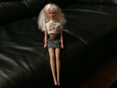 Glamorous 12” Barbie movable joints built in Pink earrings