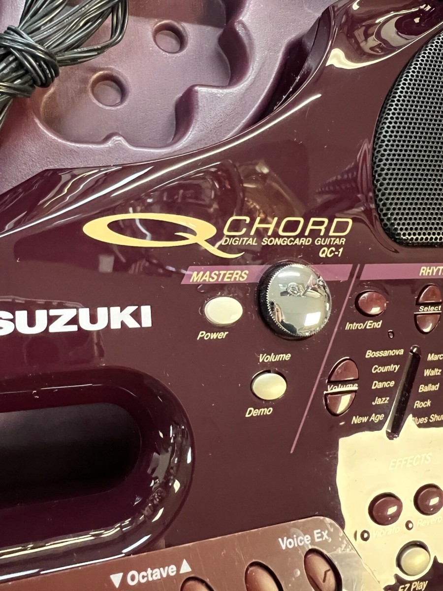 SUZUKI Q CHORD DIGITAL SONGCARD GUITAR QC-1 TWO RHYTHM CARDS