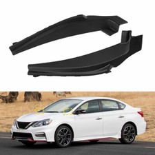 Pair For Nissan Sentra 2013-2019 Black Front Car Wiper Side Cowl Extension Cover Pair For Nissan Sentra 2013-2019 Black Front Car Wiper Side Cowl Extension Cover