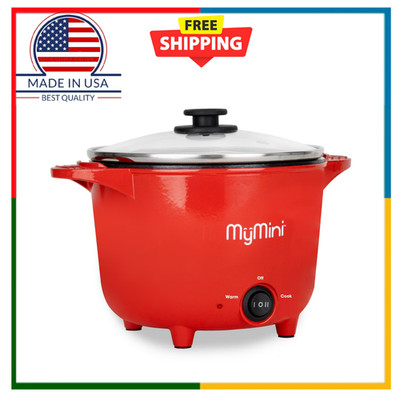 MyMini 32 oz Electric Multi-Cooker Pot, 260 watts, Red
