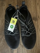 All In Motion Men's Max Water Shoes Black Toggle Closure Size 10 NWT 