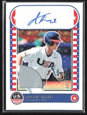 Andrew Jimenez 2025 Panini USA Stars & Stripes Auto /199 Jersey #NTS-AJ USA