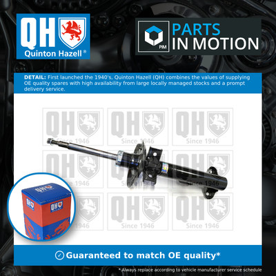 2x Shock Absorbers (Pair) fits MERCEDES E300 S212, W212 3.0 Front 09 to 13 QH