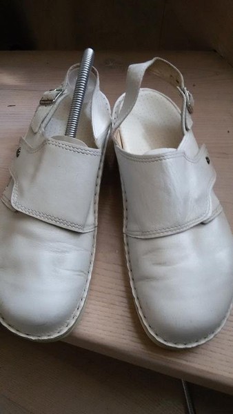 Women Finn Comfort Heels White Leather 41