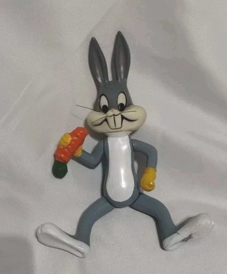 Bugs Bunny Figure 1976 Warner Bros Dakin Collectible 6'' Toy Bendy