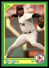 1990 Score Lee Smith Boston Red Sox #37