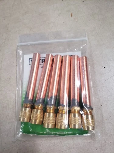 6 Pack TradePro TP-8406 1/4″ Male Flare Fitting W/ 3/8″ Copper Tube Extension
