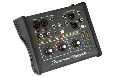 Studio Master DigiLive 4C | 4-Channel Digital Mixer with Wi-Fi, FX & USB