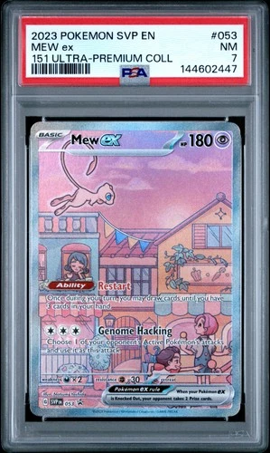2023 POKEMON 151 ULTRA-PREMIUM COLLECTION PROMO #053 MEW EX PSA 7
