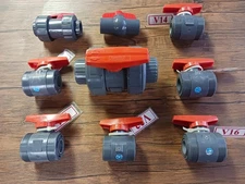 Tru-Bloc Nibco, Chemtrol Lot of 9