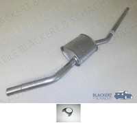 Imasaf Auspuff Mitteltopf + Anbauteile für Mercedes-Benz W111 W110 W108 W109