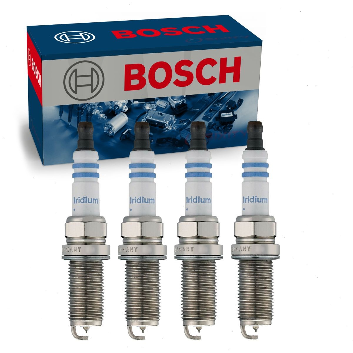 4 pc Bosch Double Iridium Spark Plugs for 2009-2019 Toyota Highlander 2.7L hx