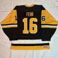 2016 ERIC FEHR #16 Stanley Cup Finals Pittsburgh Penguins Hockey Jersey Size XXL