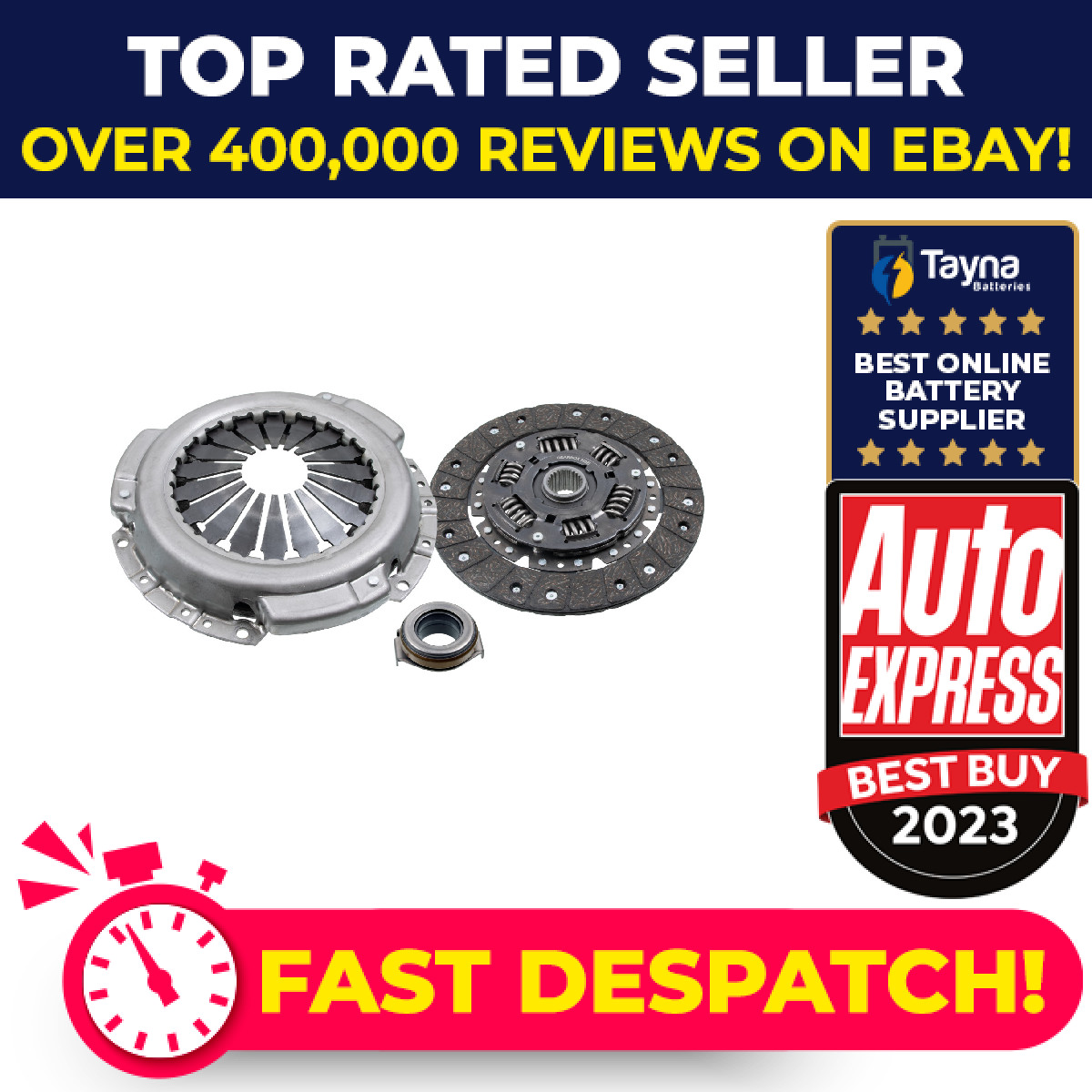 Clutch Kit 3pc (Cover+Plate+Releaser) ADH23083 Blue Print 22105PAA315 Quality