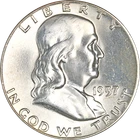 1957-P Franklin Half Dollar