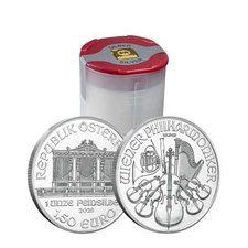 2026 1 oz Austrian .999 Fine Silver Philharmonic Coin (BU) Lot of 20