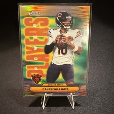 2025 Topps Chrome - Power Players Caleb Williams #PP-7 Refractor Chicago Bears