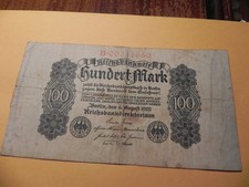 Germany 100 Mark 1922 P75 Banknote