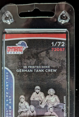 Dynamo Models 72057  1:72 - TIGER II ''300'' 3.s.Pz.Abt. 503 Crew Set (3D printed)