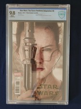 Star Wars Force Awakens #6 CBCS 9.8 WHITE Photo Retailer Incentive Daisy Ridley