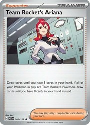 Team Rocket's Ariana 202/217 Mega Evolutions: Ascended Heroes
