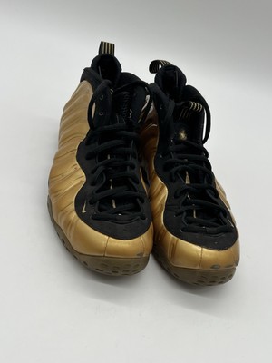 Nike Zoom Air Foamposite Men's Size 10.5 Gold Metallic 314996-700