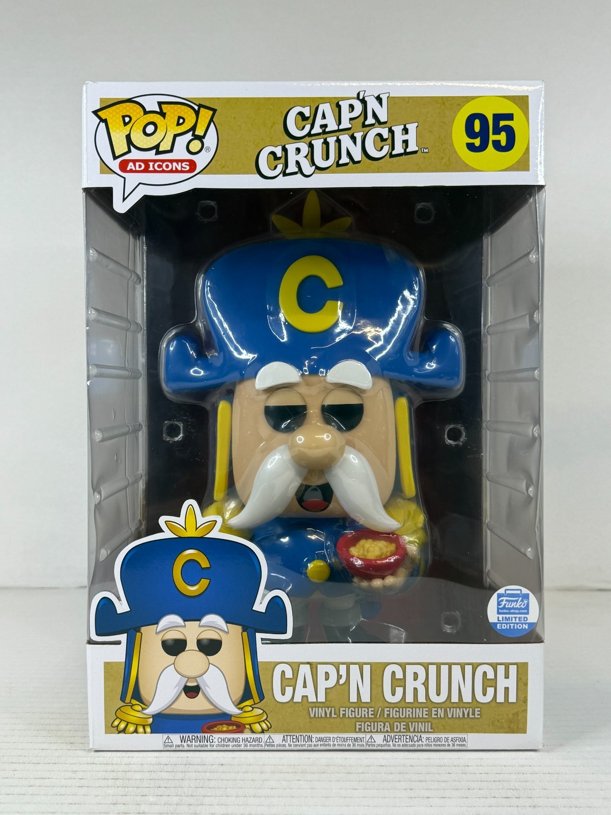 Vinilo Funko Pop - Iconos Publicitarios - Cap'N Crunch - #95 - 10&Quot; Pulgadas