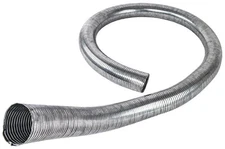 JEGS Flexible Exhaust Tubing 2 1/2 in. Diameter x 6 ft. Long [Galvanized Steel]