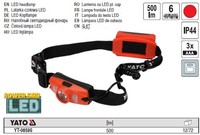 Yato Led-Kopflampe Stirnlampe Cree Xte 500Lm 3Xaaa YT-08595