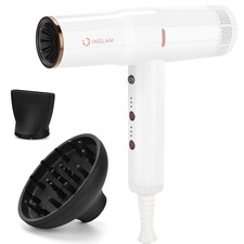 Hair Dryer, IG INGLAM Professional 110,000 RPM High Speed Blow Dryer, Negativ...