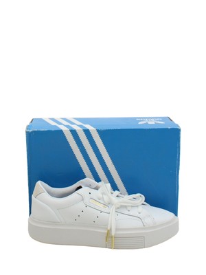Adidas Damen Turnschuhe UK 5,5 weiß Leder mit anderen Turnschuhen neu mit Etikett