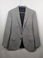 J. CREW Grey Loro Piana 120s Wool Ludlow Slim Blazer 40R Flaw