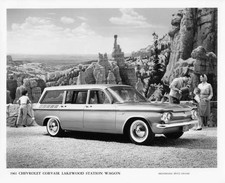 1961 Chevrolet Corvair Lakewood Station Wagon Press Photo And Release 0501 1961 Chevrolet Corvair Lakewood Station Wagon Press Photo And Release 0501