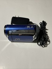JVC Everio GZ-MS130AU Camcorder Digital Video Camera Blue Tested READ