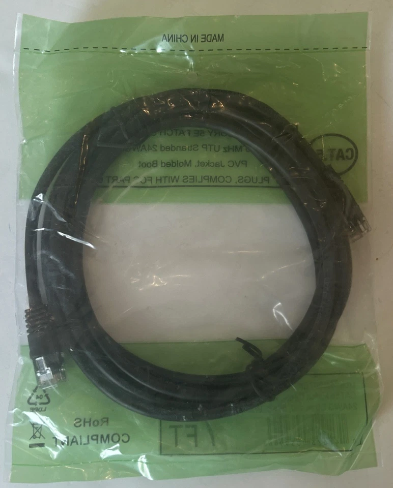 2x - Cat5E Patch Cable 350 MHz UTP stranded 24awg PVC Jacket, Gold Plated Plugs - Image 4 of 4