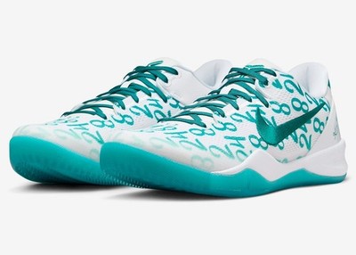 【新品】nike kobe 8 protro New Mens Size 9 Nike Kobe 8 Protro Radiant Emerald White Sneakers