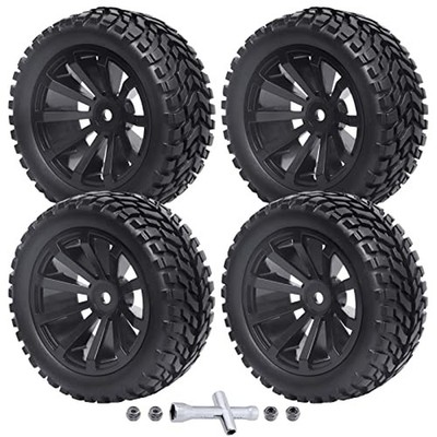 1/10 RC On Road Wheels & Tire Sets 12mm Hex for Traxxas 4Tec 2.0 4WD WLToys H...