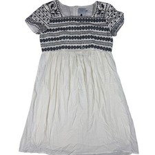 HD in Paris Women's Small Anthropologie Embroidered Empire Waist Mini Dress