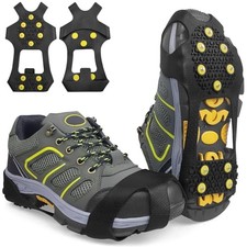 Ice Cleats for Shoes and Boots Men Women Winter Medium 4-5.5 men/5.5-7 women