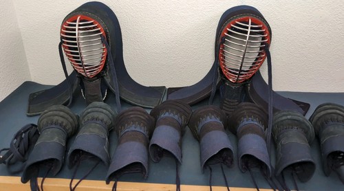 E-Mudo Kendo Armor Bogu Head Gear/Mask & Gloves Lot E-Mudo.com