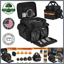 Protective Carrying Case for Power Stations with 8 Pocket Organization System