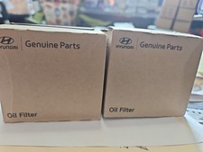 2x Hyundai Oil Filter Assy Engine Oil Part Number 26300 35505 New Sealed Box