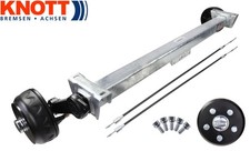 Knott VGB13 M 1350kg 1,35t Anhängerachse Auflage 1000mm 5x112 gebremst Anhänger