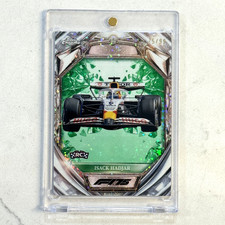 2025 Topps Chrome F1 Isack Hadjar Rookie Diamond 75th Anniversary Green /99 Rc — 2025 Topps Chrome F1 Diamond 75th Anniversary rookie card for sale on eBay