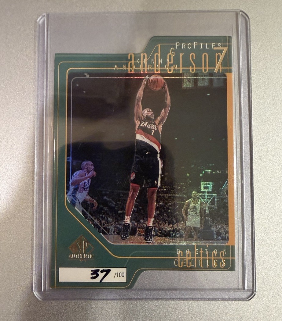 KENNY ANDERSON 1997-98 UD SP AUTHENTIC PROFILES LEVEL 3 CELTICS /100