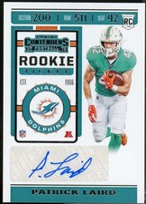 Patrick Laird Rookie Card 2019 Panini Contenders Autograph #212 . rookie card picture