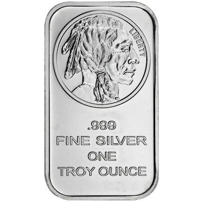 ♦️♦️シルバー バー　銀　1トロイオンス10枚セット♦️♦️ Lot of 10 - 1 Troy oz Buffalo .999 Fine Silver Bar Sealed | eBay