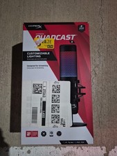 HyperX QuadCast S Open Box But Never Used, Microphone Only